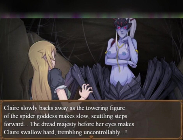 3DXXXTEEN2 Cartoon: Claire's transformation in the cave of penance. 3D porn, cartoon sex