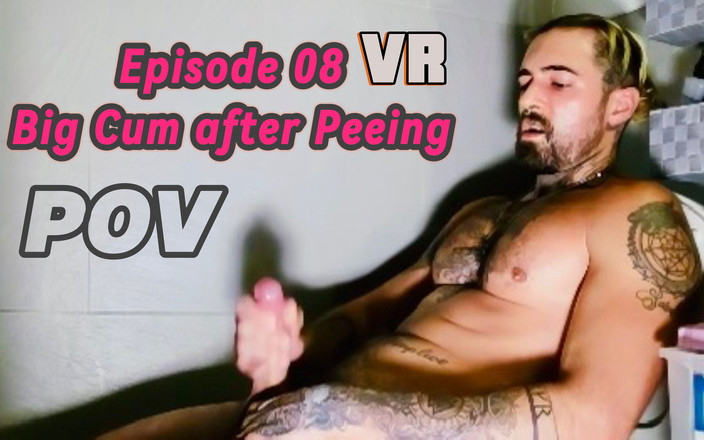 Jack Spanish VR: 第8集 - 第一人称视角 - 我去撒尿，最后在浴室里达到高潮
