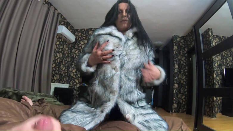 MilfyCalla: 밀피칼라 모음집 - 섹시한 모피 코트를 입고 페티쉬 섹스, 블로우 잡스, 인정사정 없는 섹스 - 5