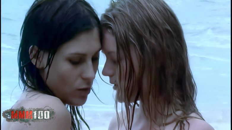 MMM100: クララ・クララとバーバラ・ヌックス・ブロンドとブルネットの美女がテリー・ケマコとワイルドビーチの3Pで