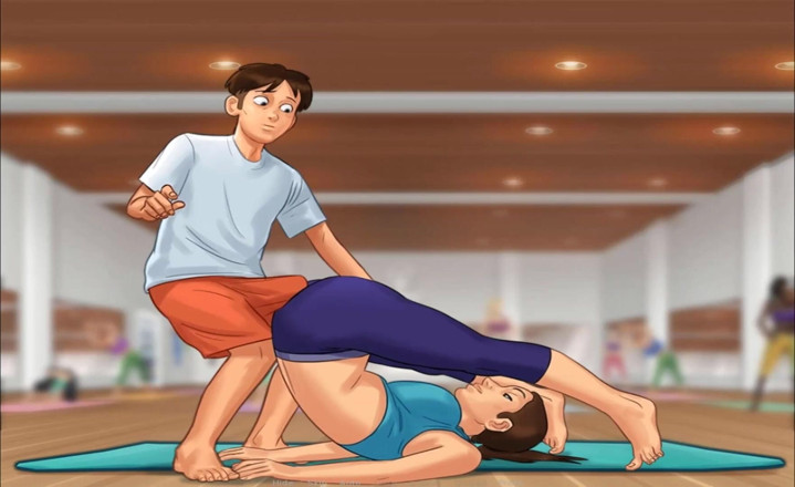 Hentai World: Summertime saga - koekjestrommel Anna