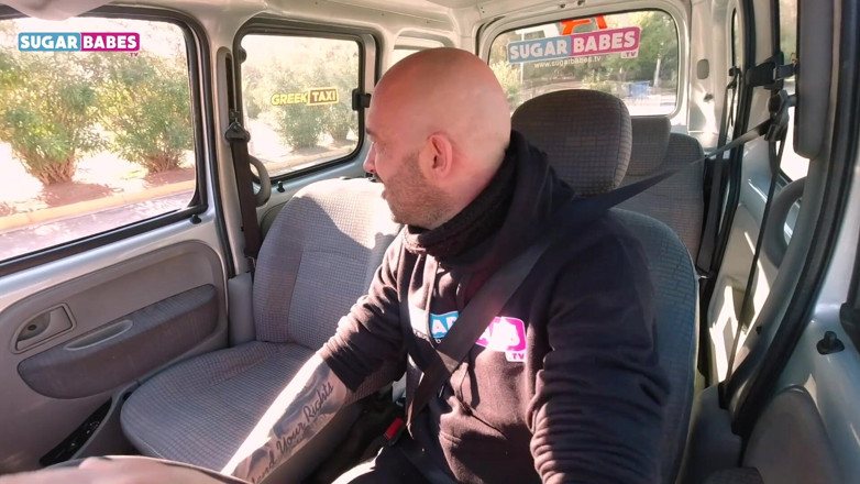 SugarBabesTV: Greek taxi: Nail my reverse