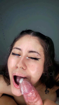 Dherlydoll Gets All the Cum Out of My Cock