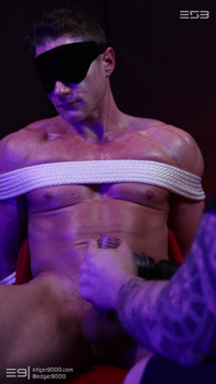 53 Is Back! Blonde Hair, Blue Eyed Muscle Stud with a Massive 8 Inch Uncut Cannon