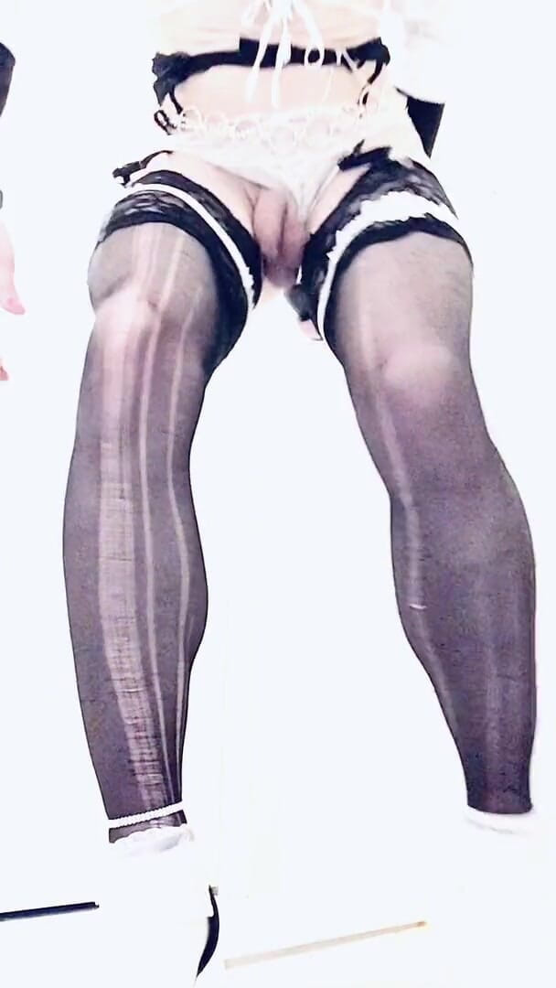SissyCindySlut: Sissy Cindy exposed while enjoying black dildo in heels and...