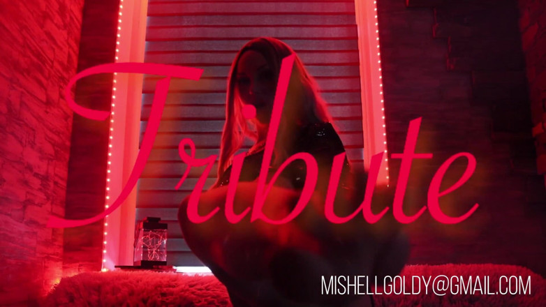 Goddess Misha Goldy: Mesmerizing finJOI! Stroke that tribute button for me and cum!