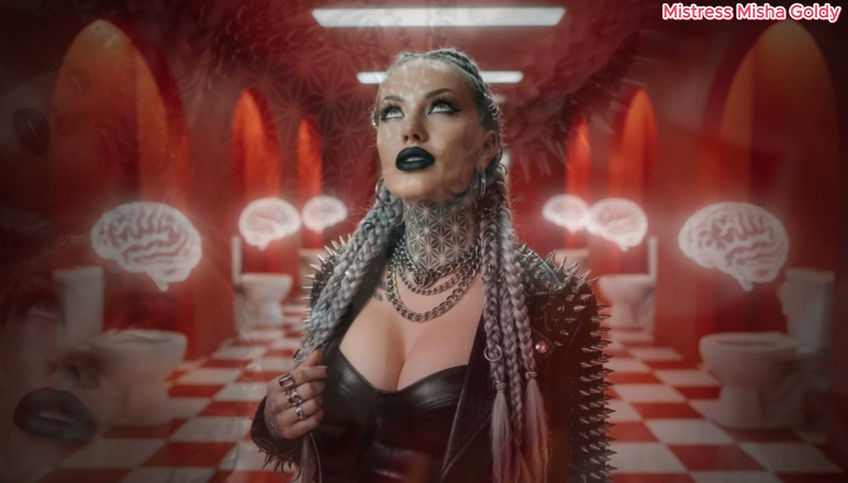 Goddess Misha Goldy: Turn Your Mind Into My Toilet