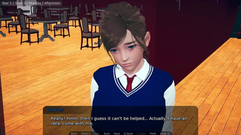Visual Novels: Cosy cafe bölüm 5 - sütyenin ne kadar?