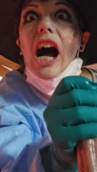 Penectomy pada ibu tiri Halloween Eve Zombie!-Witch