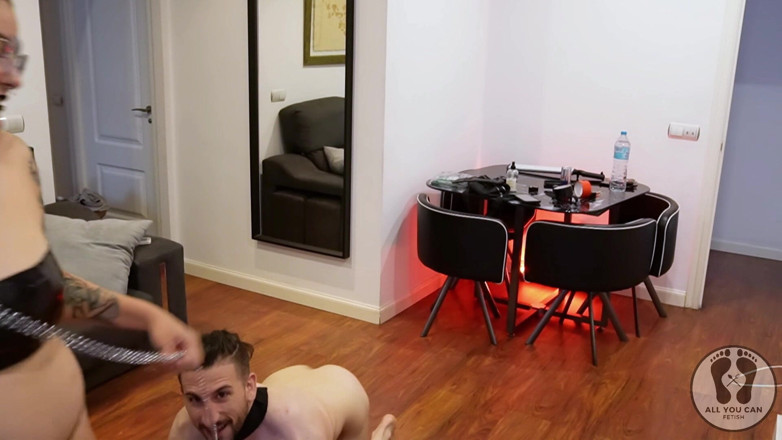 All You Can Fetish: Femdom Dominatrix Doggy Slave Humuliation Duct Tape Pissing