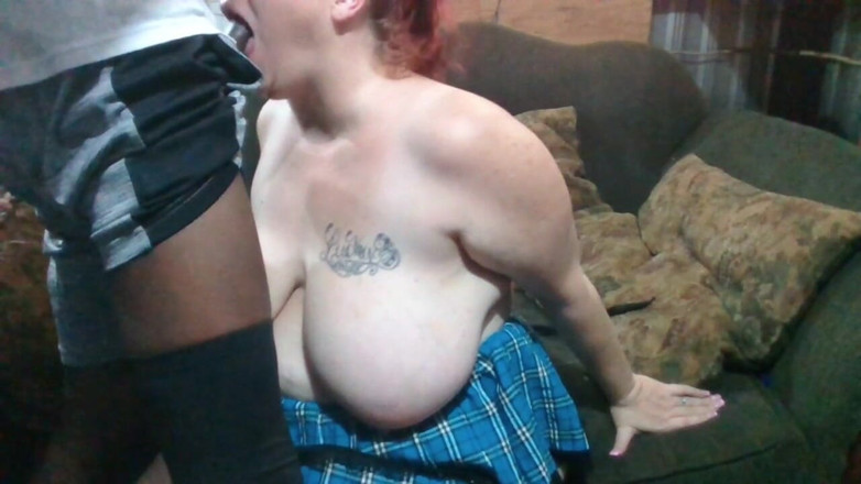 CandiApple_snapple: Caught by Stepdad Playing with Self on Live