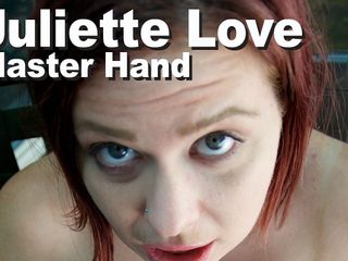 Picticon bondage and fetish: Juliette Love &amp; Master Hand strip fondled handjob