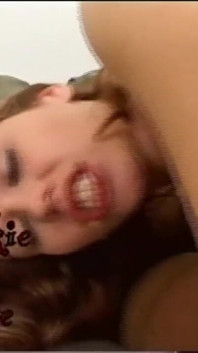 White Teen Tastes a Hugeblack Cock in Her Mouth