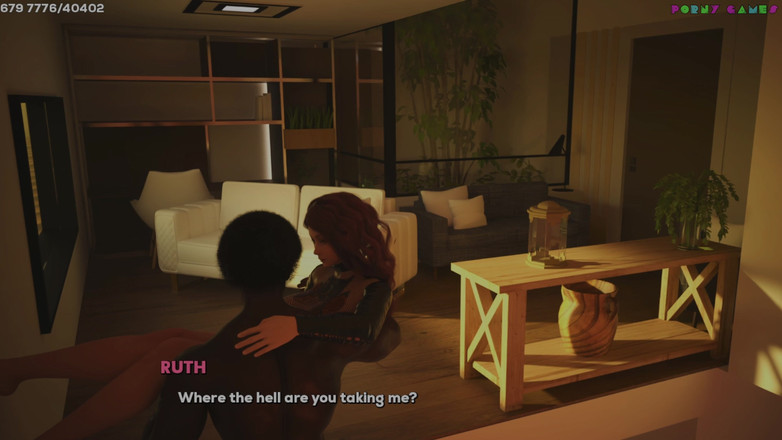 Porny Games: 샤만데프의 욕망의 그림자 - 흑인 대물 맛보는 또 다른 바람둥이 여친 50