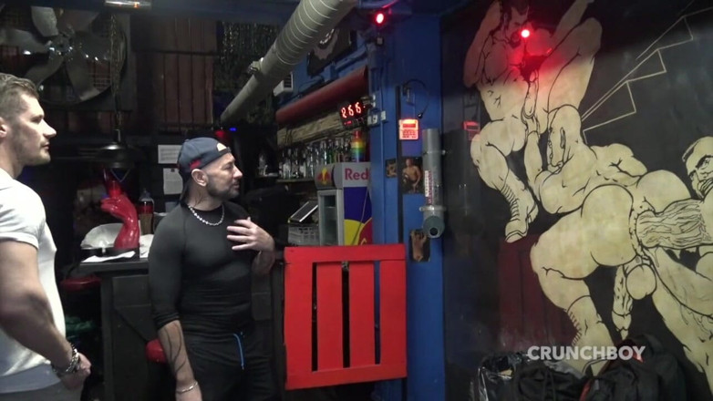 Fun bareback meeting in Barcelona: Jorge Sainz used raw by Vlad Castle at boyberry bcn