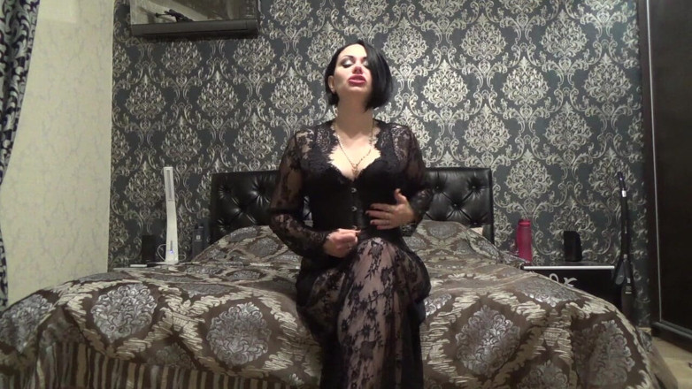 Goddess Misha Goldy: Femdom JOI version 1 with cumshot and ass fingering instructions