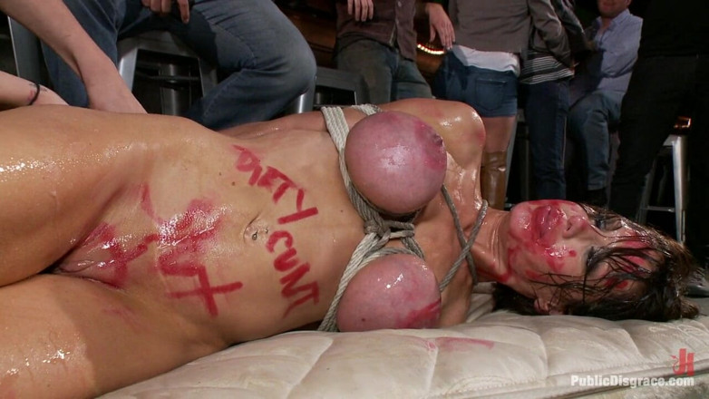 Public Disgrace by Kink: Big Tittied Mckenzie Lee Is Disgraced in the Bar