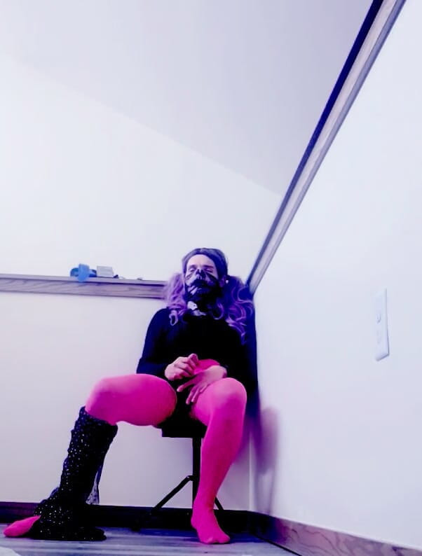 Natalie Slax: Brutta seme Ragazza trans sissy troia