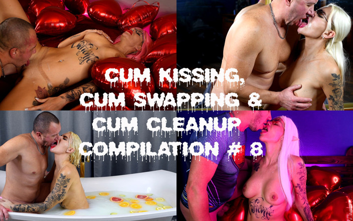 evil-bunny: Best Cum Kissing &amp; Cum Swapping Compilation, Cum Cleanup, Cum Licking,...