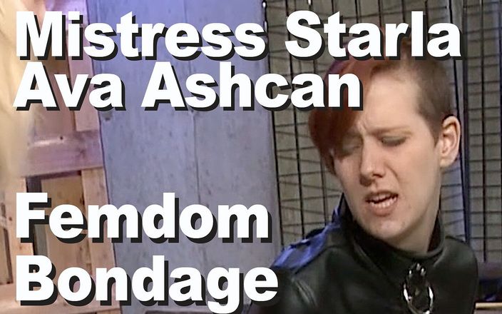 Picticon bondage and fetish: Mistress Starla और Ava ashcan ce Climax के लिए महिलाओं का दबदबा बंधन