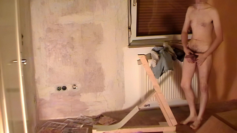 Mark Hannes: Fleshlight stand follando la masturbación con desnudarse y vestirse