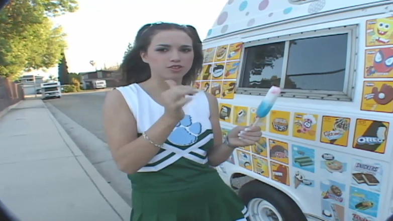 Xtime Network: Sexy teen cheerleader gets a nice load on her face