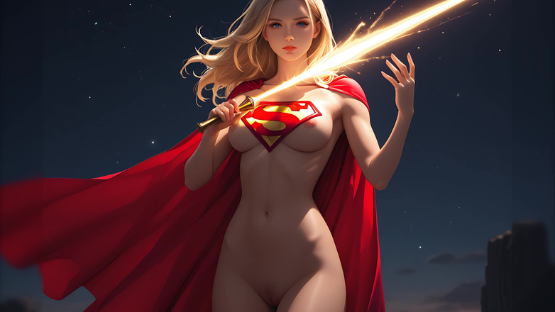 LustRender: Lustrender-diavoorstelling: naakt hemels komeetfragment gloed - Ai Video