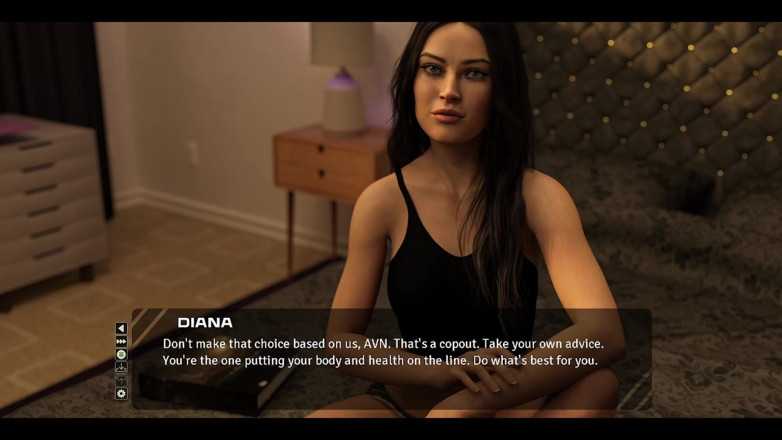 AVN Teller: Move the Chains - Stunning Long Haired Brunette Loves Being Teased...