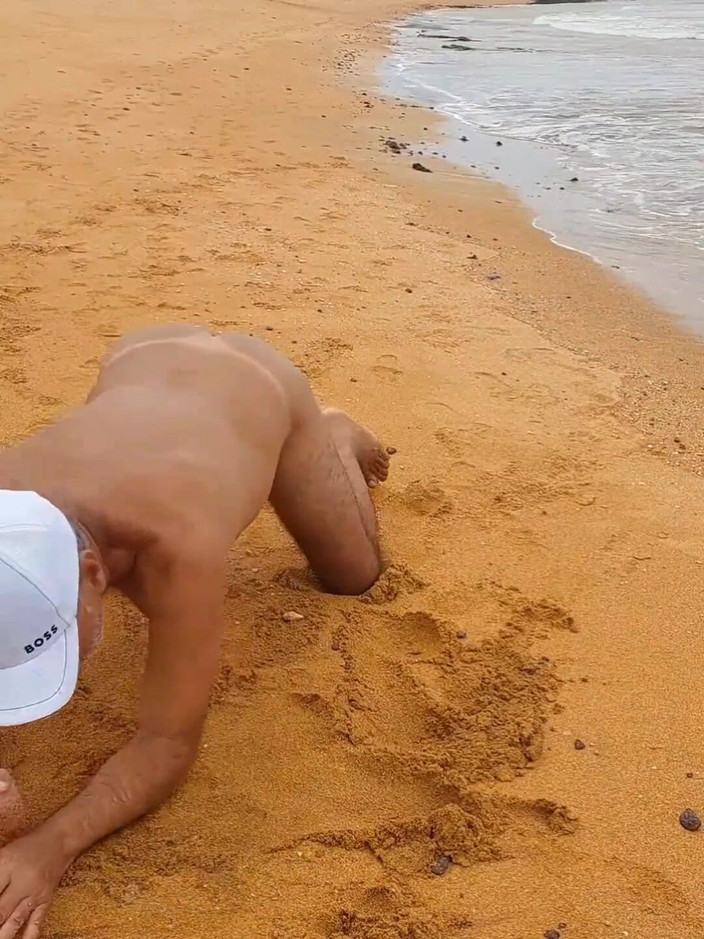 Ladysilvas: Ladysilva Sexig röv på stranden