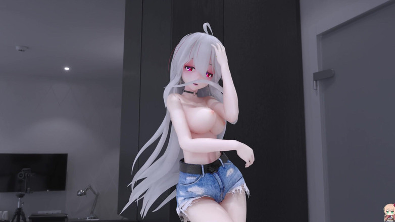 MikuMotion: No.9 クロップドショーツ;巨 乳;セクシーなタトゥー