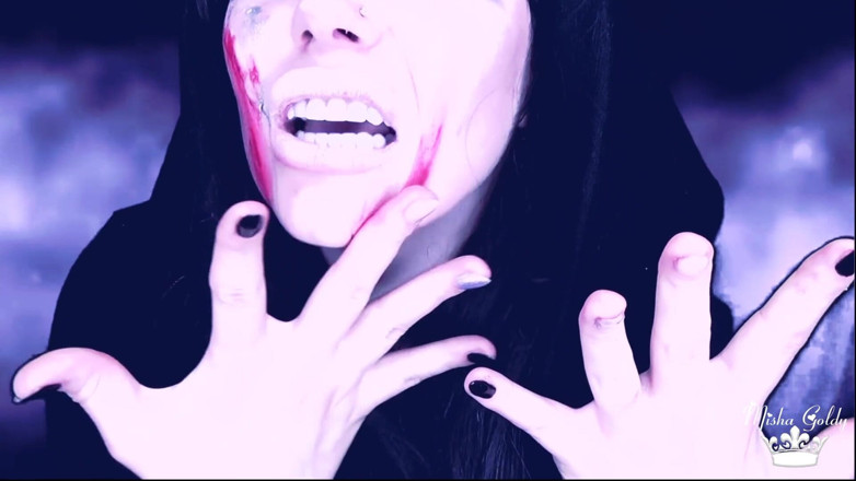 Goddess Misha Goldy: Impotence curse from fair Witch