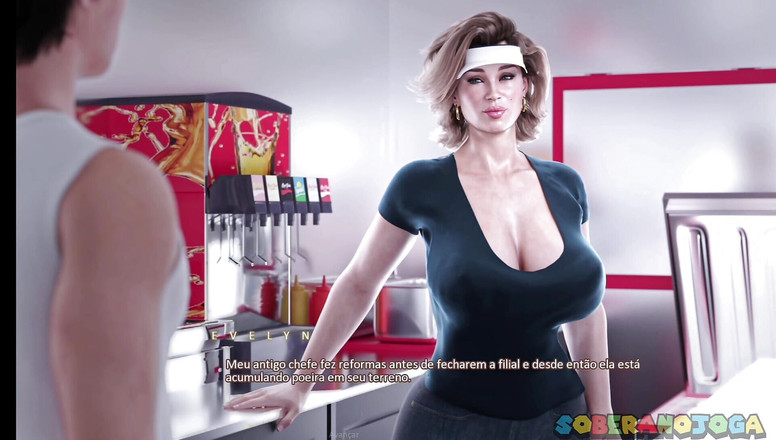 Soberano TV: Горячая мачеха готовит горячую, пока я втираю свою колбасу в ее киску - порногейм 3D