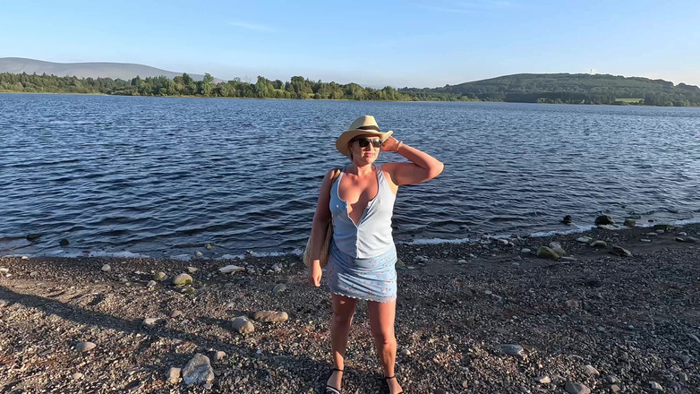 Emma Voyeur: Girl Public Masturbation Near the Lake