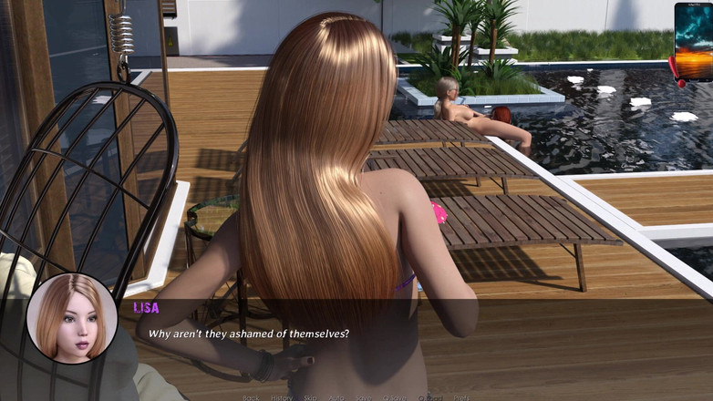 3D Cartoon Porn: Reunión 9 - la diversión lésbica de Amy y Rachel en la...