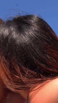 Two Sluts Deep Rim His Ass and Balls on Sunny Balcony Chair