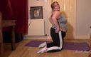 Aunt Judy's: Auntjudys - entraînement de yoga torride avec Megan Milly, MILF BBW...