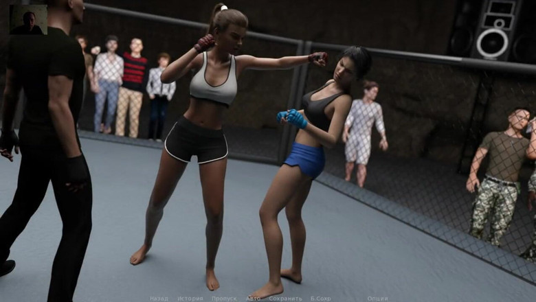 3DXXXTEEN2 Cartoon: Ring girl sucked cock after the fight. Hot blowjob, cock...