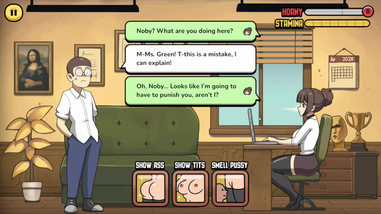 NSFWOtaku: Hentai hra - Problémová studentka - Zadržení Lvl 1