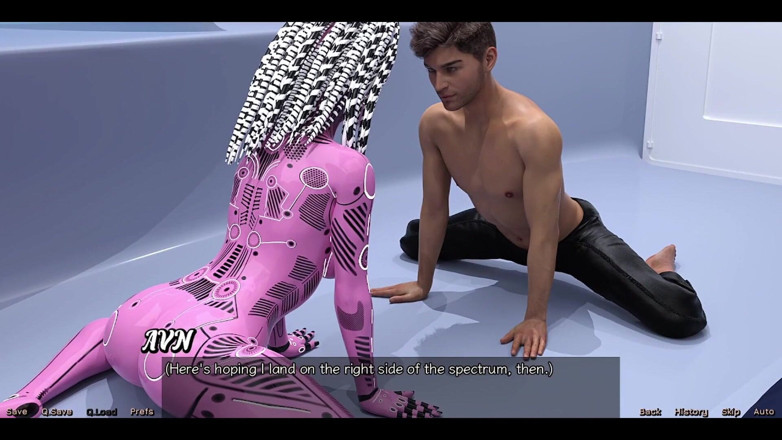 AVN Teller: ติดอยู่ในอวกาศ - โยคะเซ็กซี่กับหุ่นยนต์ Ai