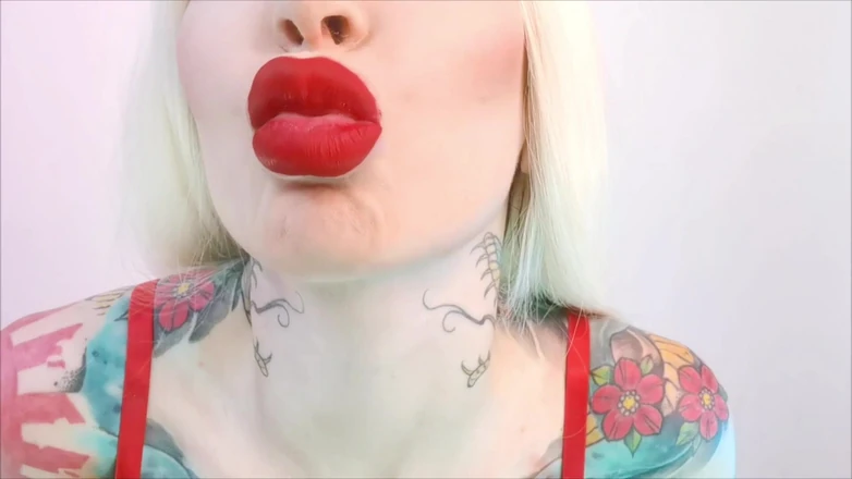 Baal Eldritch: Valentine's Day Lipstick with Kisses - Kiss, Kissing, Asmr