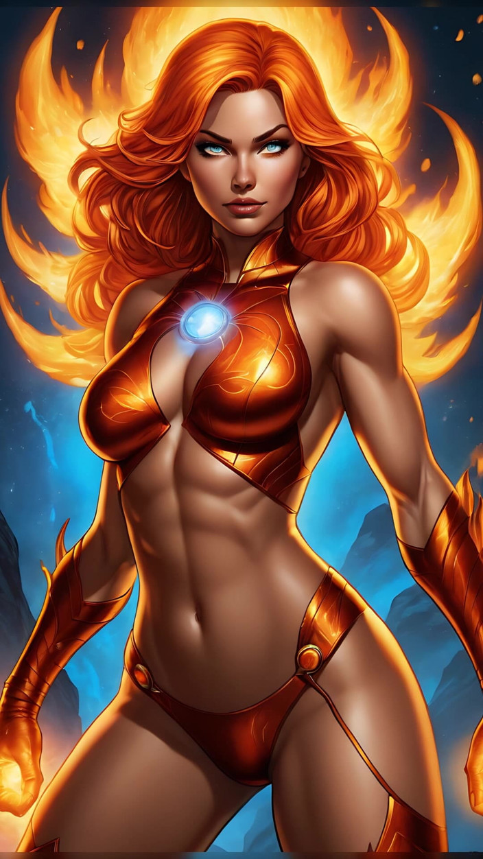 LustRender: Desnuda Blaze Sentinel Solar Fire presentación de diapositivas