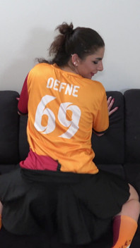 Juicy Pussy Sexy Girl Love Playing with Cum After Soccer Training