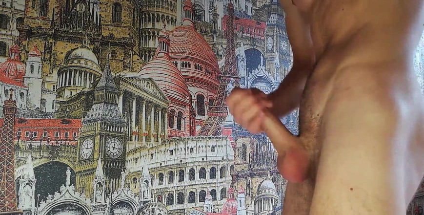 You 170: Найкраще відео хлопця, де він стоїть і дрочить свій член, насолоджуючись процесом you170