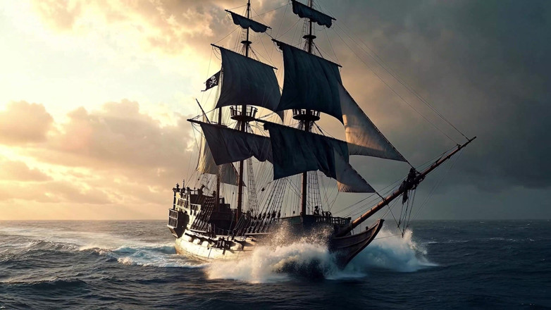 Luxury Porn Channel: Pirate Captain's Morning Oral Sex and Anal