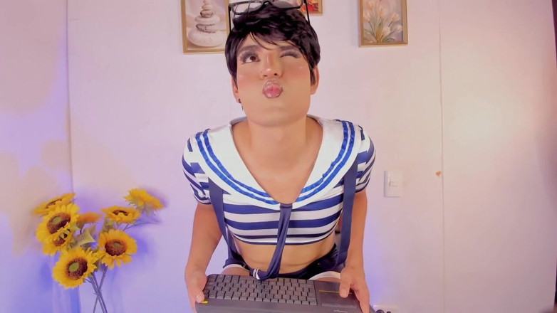 KenPrince: Cute Femboy, Dressed as a Whore, Asks for Someone to...
