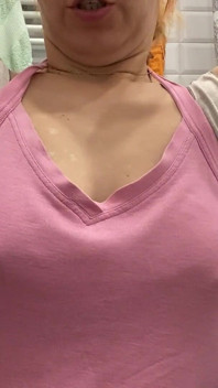 Strong Woman Shows Her Muscles and Armpits