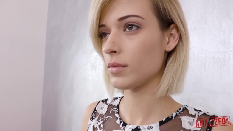 Analized: Blonde Ria Sunn gets anally fucked by a big hard...