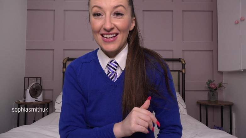 SophiaSmithUK: Slut Student Gives Teacher Handjob
