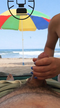 Almost Caught Having Risky Sex with a Stranger on the Beach!