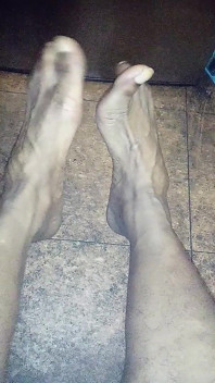 Foot Fetish Extreme Big Black Stanky Feet Fetish